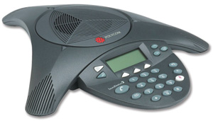Polycom SoundStation2 Conference Phone Anti-Echo Full Duplex 8-10 Users 360 Deg Pickup Ref PB-PO2