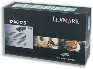 Lexmark Laser Toner Cartridge Return Program Page Life 12000pp Black [for T430] Ref 0012A8425