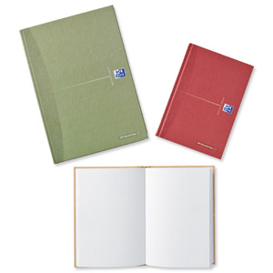 Oxford Office Notebook Recycled Casebound Hard Cover Ruled 192pp 90gsm A5 Assorted Ref N002331 [Pack 5]