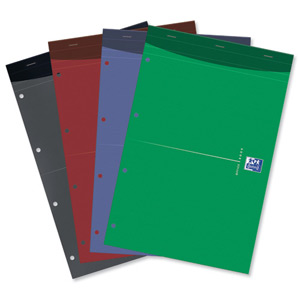 Oxford Office Refill Pad Headbound Stapled Ruled 160pp 90gsm A4 Ref N002131 [Pack 5]