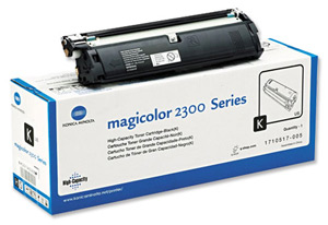 Konica Minolta Laser Toner Cartridge Page Life 4500pp Black [for Magicolor 2300] Ref 1710517005