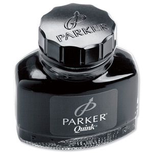 Parker Quink Bottled Ink Washable 57ml Bottle Black Ref S0037450