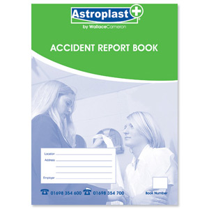 Wallace Cameron Accident Report Book Small A5 Ref 5401009