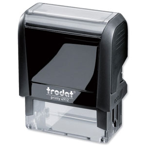 Trodat Printy VC/4912 Custom Stamp Self-Inking Up to 5 lines 47x17mm Ref 199896