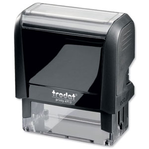 Trodat Printy VC/4913 Custom Stamp Self-Inking Up to 6 lines 60x23mm Ref 199897