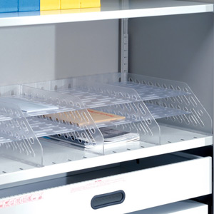 Bisley Pigeon Hole Unit For Storage Cupboard Including Shelf