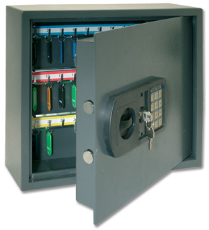 High Security Key Safe with Electronic Key Pad and 30mm Double Bolt Locking 60 Keys