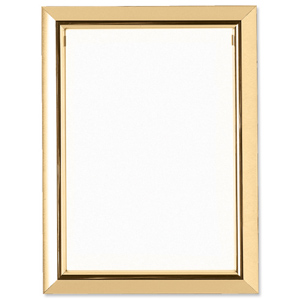 Deluxe Certificate Frame Non Glass Holds A4 Gold