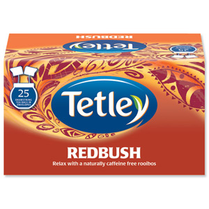 Tetley Redbush Tea Envelopes Individually Wrapped Ref 1283Y [Pack 25]