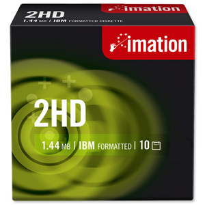 Imation Diskettes 3.5in Formatted DS/HD 1.44Mb Ref 12881 [Pack 10]