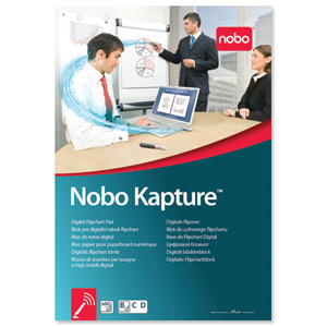 Nobo Kapture Digital Flipchart Pad for PC Note-capture and Sharing A1 Ref 1902592 [Pack 3]