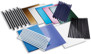 Rexel Comb Binding Office Selection for 50 Documents 6-12.5mm Combs 80 Covers Various Ref 2101320E