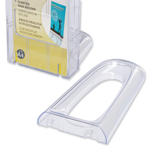 Deflecto Lit-loc Long Feet for Table-top Literature Holder 100x190mm Ref DE772001B