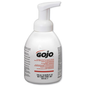 Gojo Foam Soap Handwash Smooth Antibacterial Scent-free Pump Bottle 535ml Ref N06299
