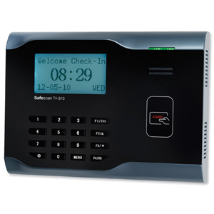Safescan Time Attendance System 1800 Users Radio Frequency Identification Reader TA-810 Ref 125-0322
