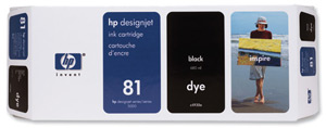 Hewlett Packard [HP] No. 81 Inkjet Dye Cartridge 680ml Black Ref C4930A