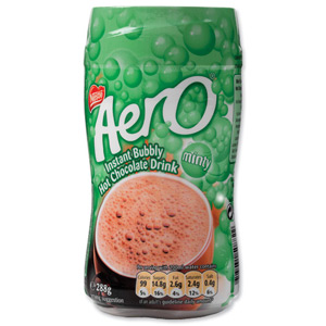 Nestle Mint Aero Tub Chocolate Drink Mix 12 Servings 288g Ref 12043643 Ident: 724E