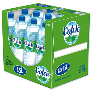 Volvic Natural Mineral Water Still Bottle Plastic 1.5 Litre Ref 8873 [Pack 12]