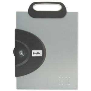 Helix Portable Key Safe Sturdy Handle Steel Removable Hanging Strips Mounting Kit 48 Keys Ref WW0048