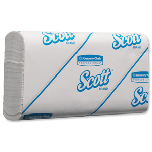 Scott Slimfold Hand Towels Sleeve of 110 Towels 295x190mm Ref 5856 [Packed 16 Sleeves]