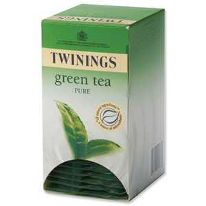 Twinings Pure Green Teabags Individually Wrapped Ref A06691 [Pack 20]