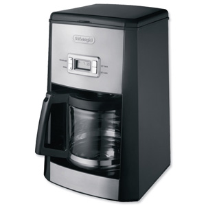 De Longhi Filter Coffee Maker 14 Cup Non-Drip Auto Shut Off Water Level Indicator Ref ICM60