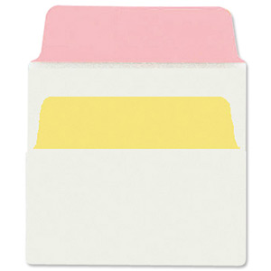 Avery NoteTab Repositionable Write-on Tabs 51x38mm Pastel Red Yellow Ref 8350 [Pack 20]