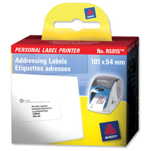 Avery Label Printer Roll Addressing Labels 101x54mm Ref R5015 [Roll of 220]