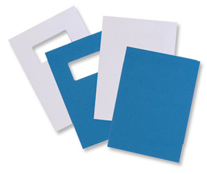 GBC Binding Covers Leatherboard Plain 250gsm A4 White Ref 46710E [Pack 50]