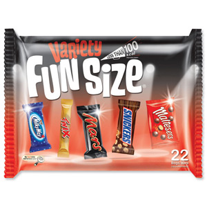 Mars Chocolate Bars Funsize Variety Bag 353g Ref A07382