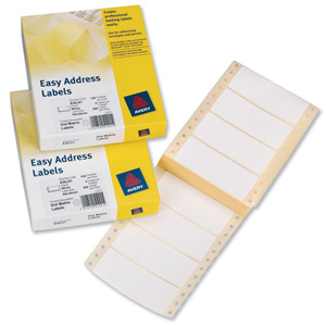 Avery Easy Address Labels 89x37mm Ref EAL01 [500 Labels]