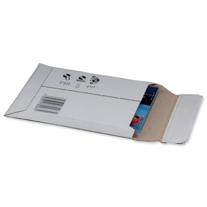 CD Mailer Corrugated Board Self Adhesive Tear Open [Pack 25]