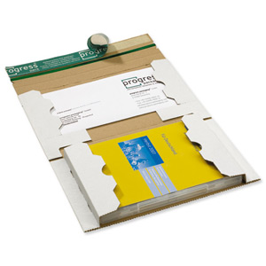 Smartbox DVD Box Mailer Window Self Adhesive Tear-Off Strip 192x141x15mm Ref 146185161 [Pack 50]