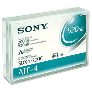Sony AIT-4 Data Tape Cartridge AME 200-520GB 230m Ref SDX4-200