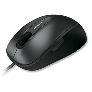 Microsoft Comfort 4500 Mouse Corded USB Ambidextrous with Scroll Wheel 5-button Ref 4FD-00023