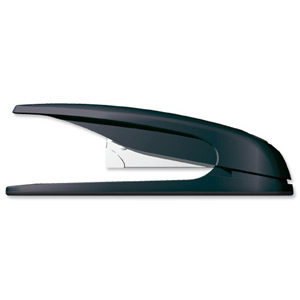 Rapesco Zero 01 Stapler Lightweight Full Strip 24/6 26/6 26/8 Capacity 50 Sheets Black Ref 0432