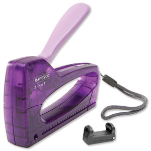 Rapesco Z-Duo T Tacker ABS Tran Purple Ref 0956