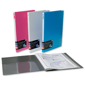 Snopake ReBorn Display Book Biodegradable Polypropylene 20 Pockets A4 White 15474 [Pack 5]
