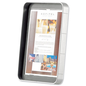 Tarifold Info Stand Literature Holder for Info Stand Solo Portrait A4 Ref 550365
