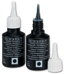 Reiner Metal Stamp Ink 45ml Black