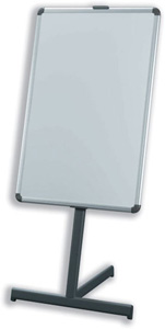 Nobo Foyer Combination Noticeboard Double-sided Drywipe and Blue Fabric W600x900mm Ref 1901925