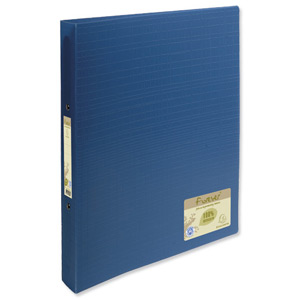 Exacompta Forever Ring Binder Polypropylene 2-Ring 30mm A4 Blue Ref 542572E [Pack 10]