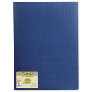 Exacompta Forever Display Book Polypropylene 40 Pockets A4 Blue Ref 884572E