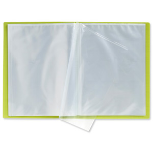 Exacompta Forever Display Book Polypropylene 40 Pockets A4 Green Ref 884573E