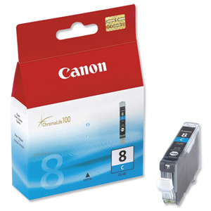 Canon CLI-8C Inkjet Cartridge Cyan Ref 0621B001 Ident: 795C