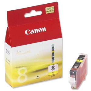 Canon CLI-8Y Inkjet Cartridge Yellow Ref 0623B001 Ident: 795C