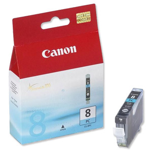 Canon CLI-8PC Inkjet Cartridge Page Life 7485pp Photo Cyan Ref 0624B001 Ident: 795C