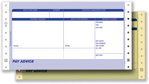 Communisis Pegasus Compatible Pay Advice 2 Part W241xH102mm Ref DUKPE025 [Box 1000]