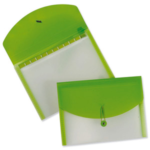 Snopake Bio2 Expanding Organiser Biodegradable Polypropylene 13-Part A4 Clear Ref 15461