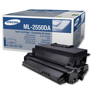 Samsung Laser Toner Cartridge Page Life 10000pp Black [for ML-2550 2251 2251N 2552W] Ref ML2550DA-ELS